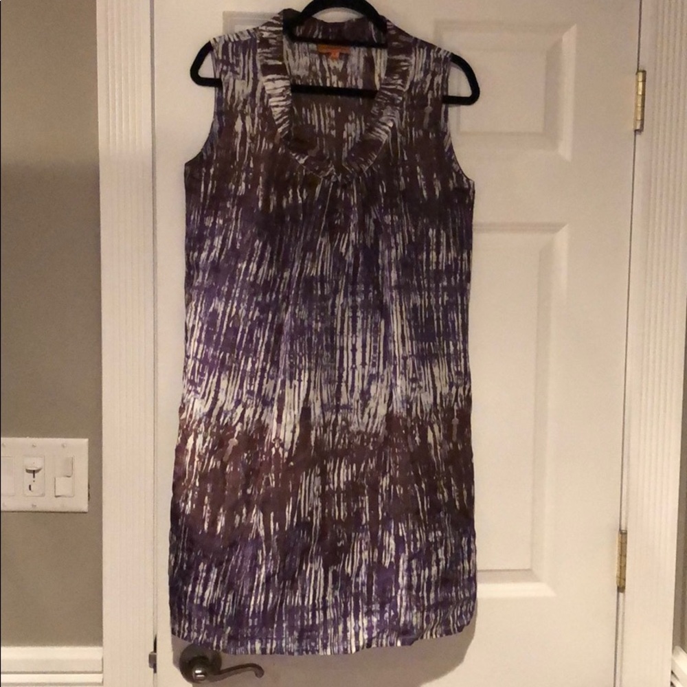 Roberta Freeman size small dress purple and brown